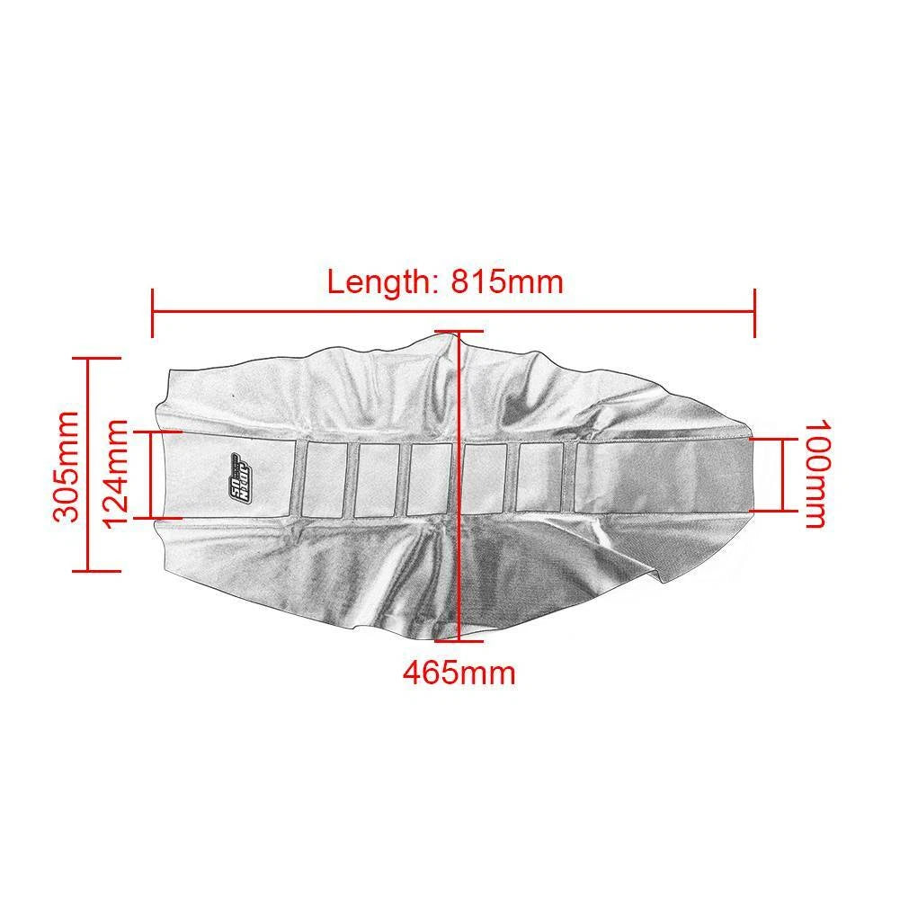 Vinyl Gripper Seat Cover for Kawasaki KX125 KX250 KXF250 KXF450 YZ250F YZ450F (2000–2023)