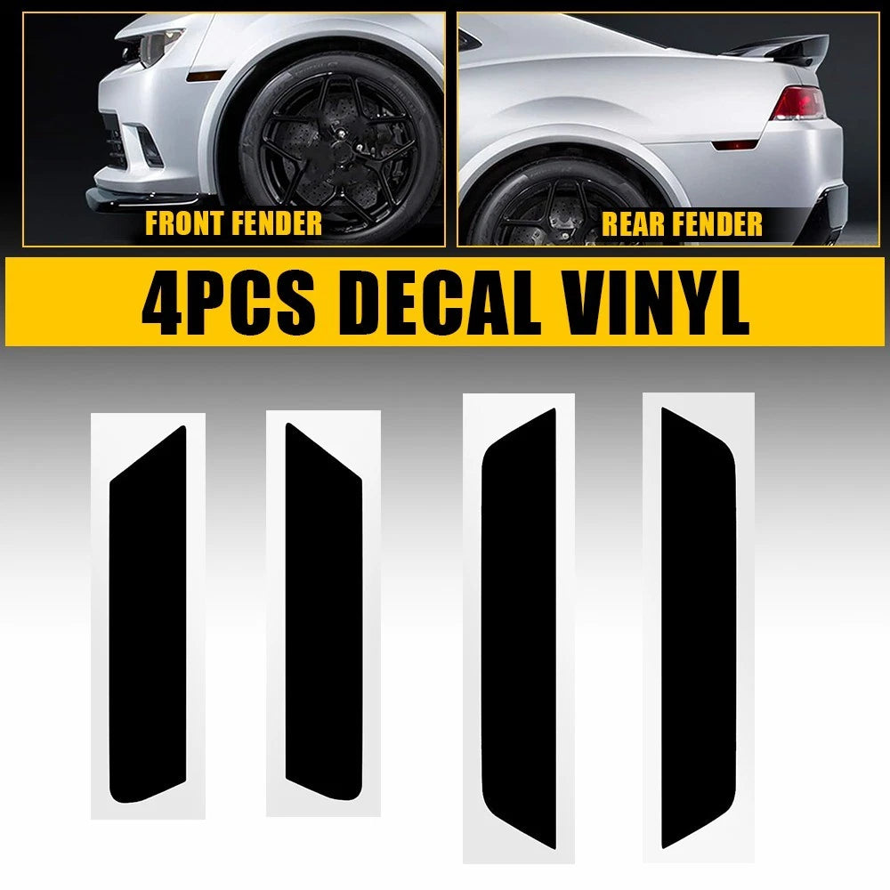 Smoke Side Light Marker Vinyl Precut Tint Overlay for Chevrolet Camaro (2010–2015)