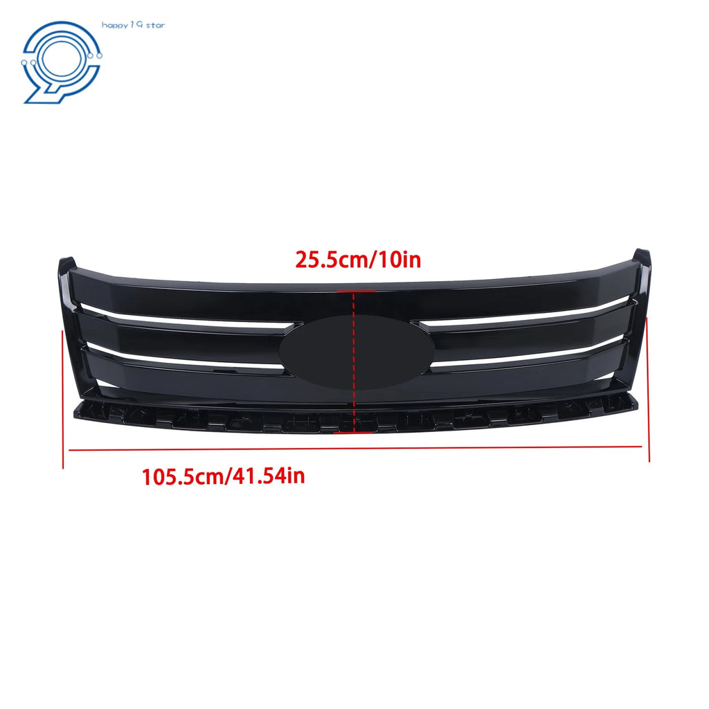 Gloss Black Front Bumper Grille Trim for Ford Edge (2007-2010)