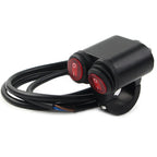 7/8" 22mm Motorcycle Handlebar Headlight Fog Spot Light Switch