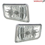 Set of 2 Front Bumper Fog Lights for Chevy Silverado 1500 2500 (2007–2013)