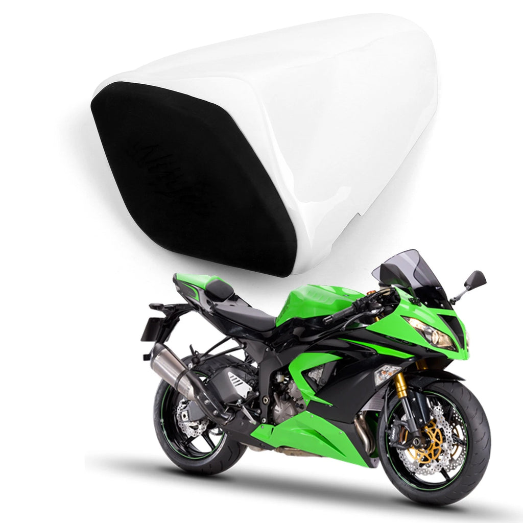 Rear Seat Cover Cowl for Kawasaki ZX6R ZX 636 (2009–2018) White