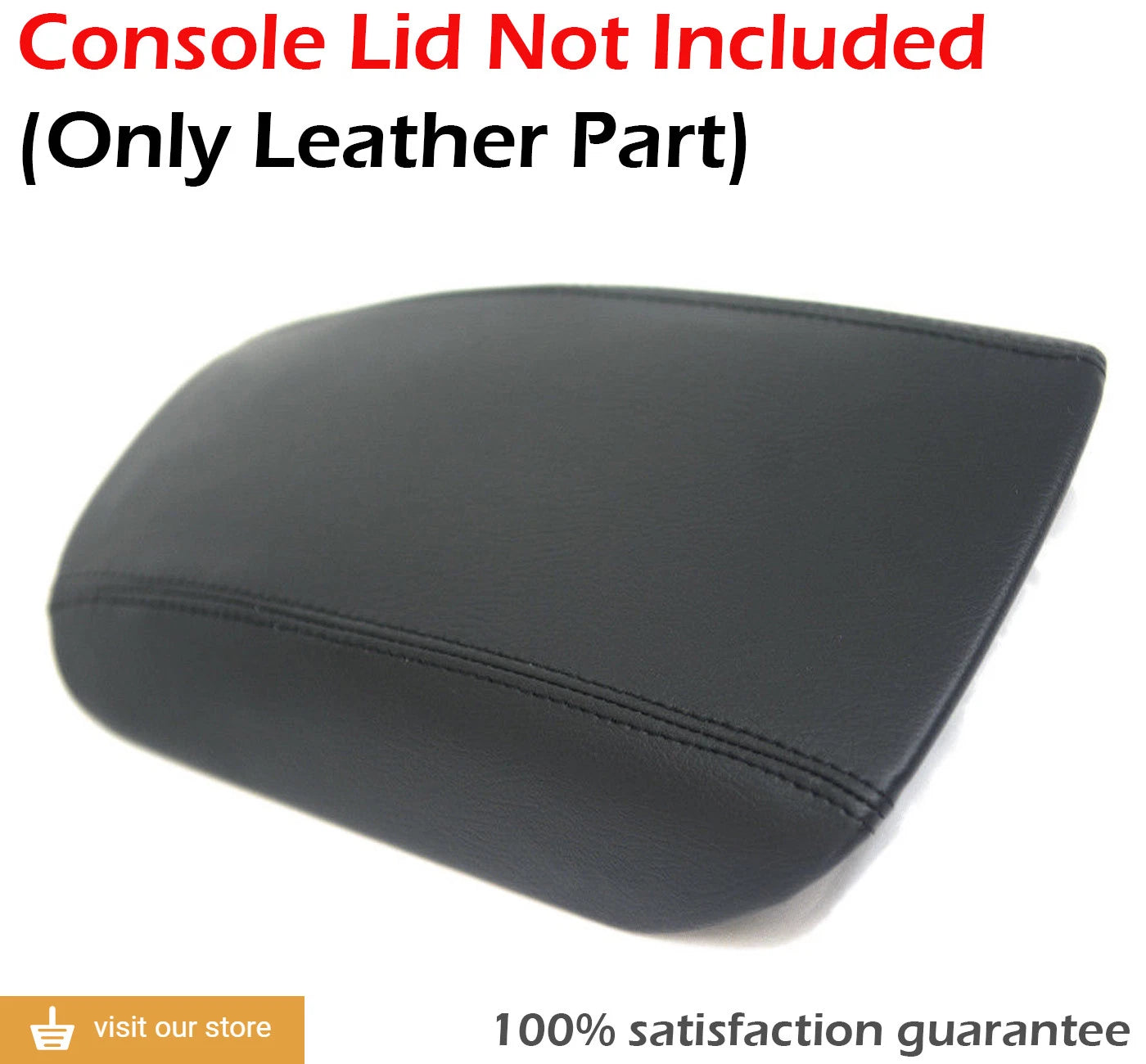 Leather Synthetic Center Console Armrest Cover for Ford Fusion (2013–2020)