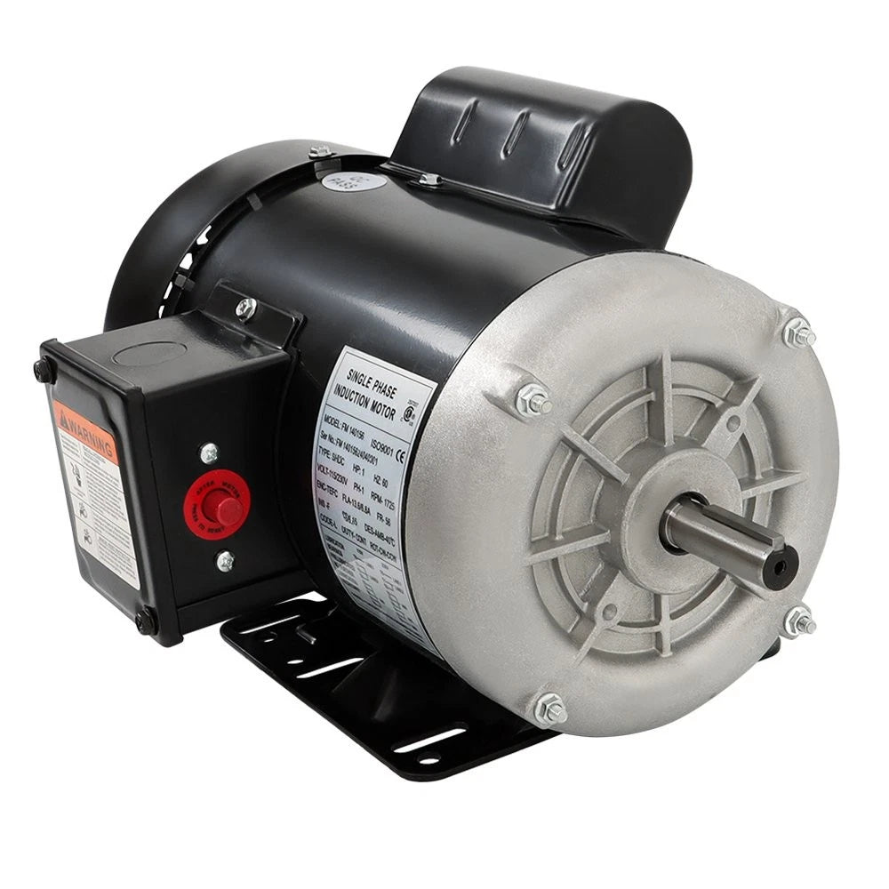 1 HP Electric Motor for Equipment (115/230V, 5/8'' Shaft, 1725 RPM)