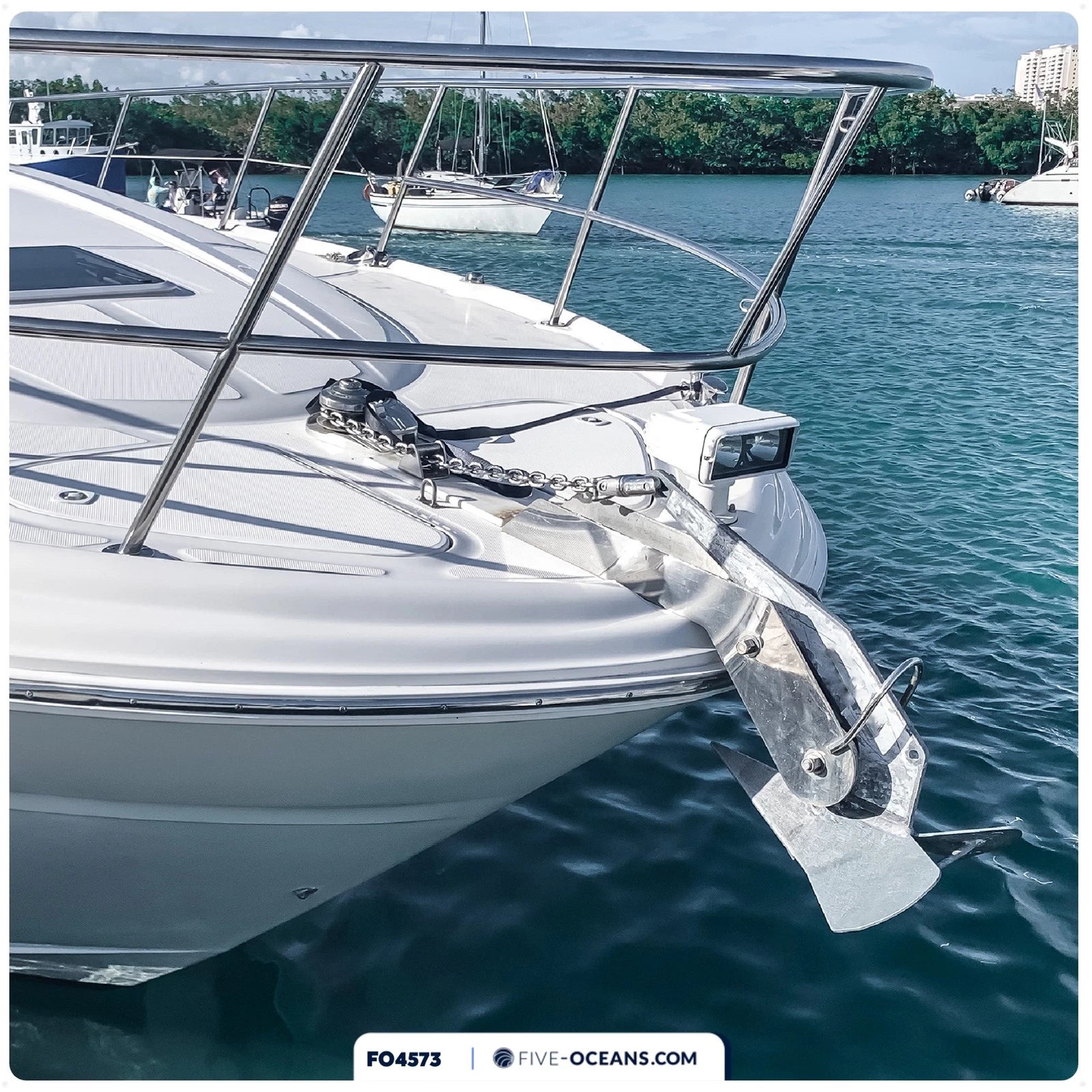 Windlass Anchor Rode 1/2"x300' Rope & 1/4"x15' G4 Chain for Marine Use