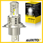 H4 LED Headlight Bulb for Motorcycle (Hi/Low Beam, 6000K)