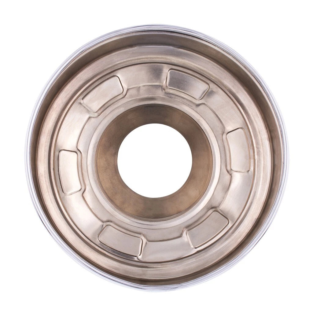 Front Dog Dish Hubcaps Replacement Pair for 4X4 Ford F-250 F-350 (1978–1984)