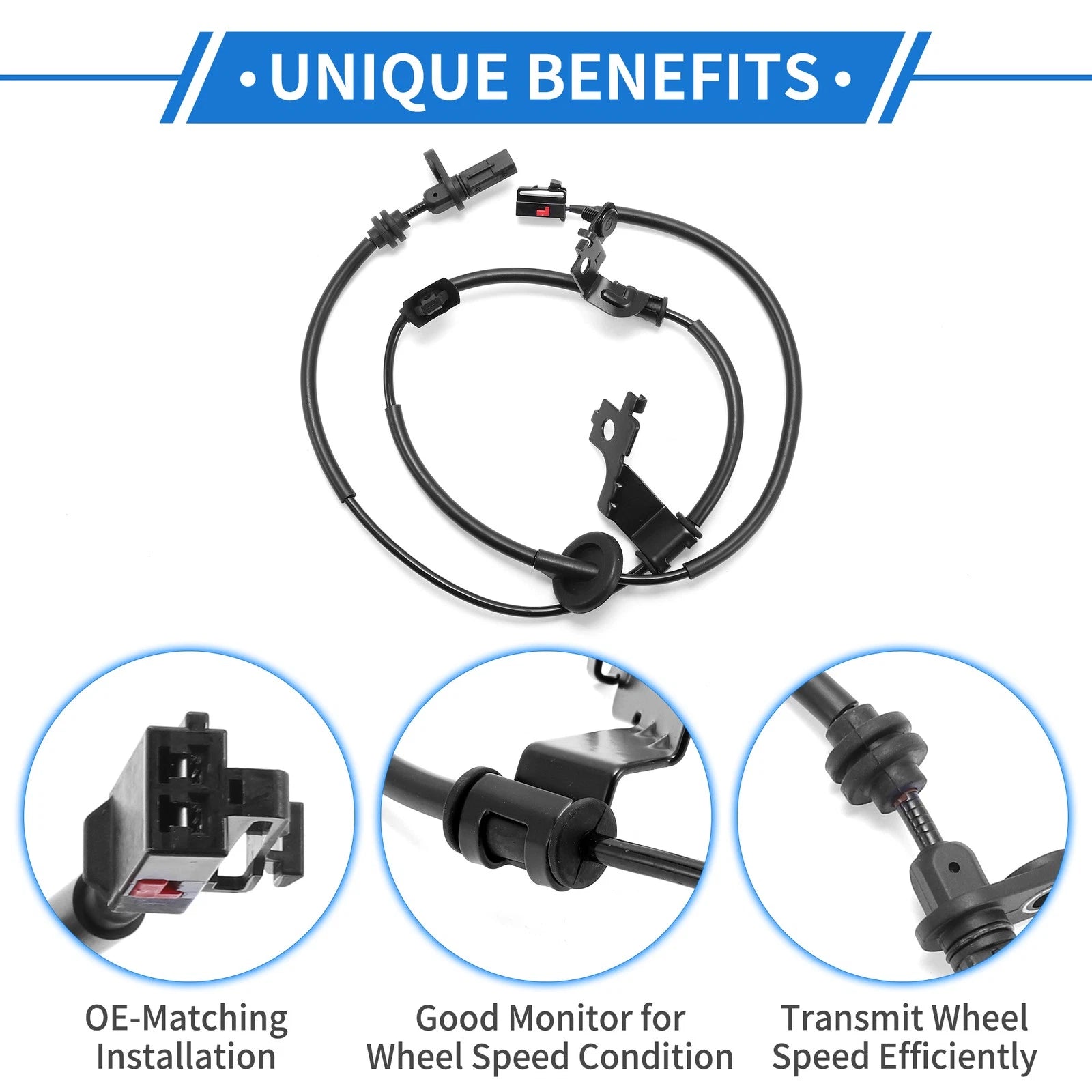 ABS Wheel Speed Sensor for Hyundai Elantra GT (2013–2017) No. 59910A5300, ALY70837U