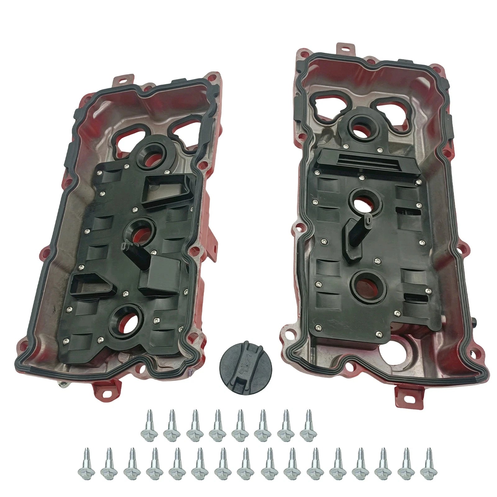 Aluminum Red Valve Covers for Infiniti QX60 (2015–2016) & Nissan Maxima (2009–2020)