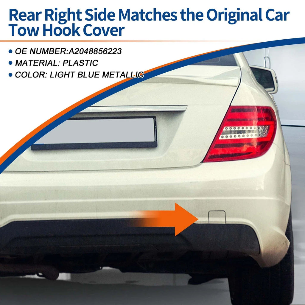 Rear Tow Hook Cover for Mercedes-Benz C-Class (2012-2015)