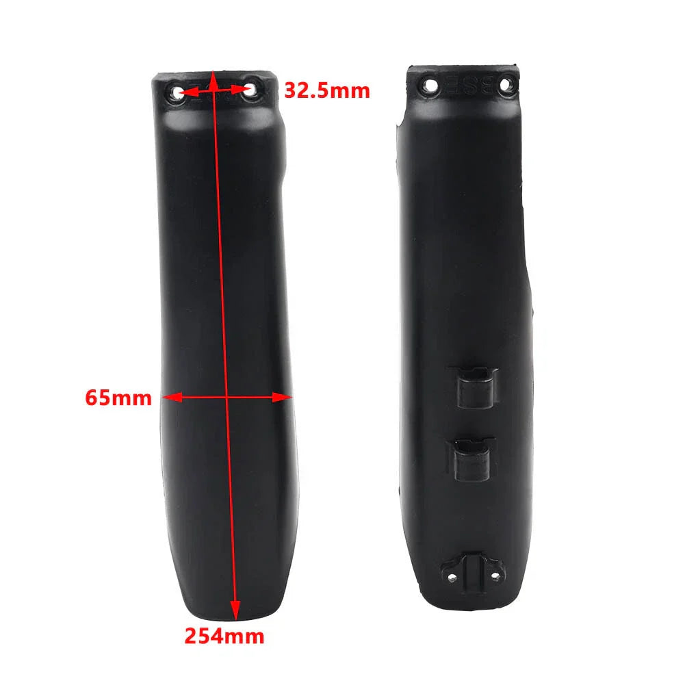 Black Front Fork Guard Cover for 90cc 110cc 125cc 140cc Pit Pro Dirt Bike