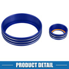 Set of 5 AC Audio Volume Knob Covers for Subaru BRZ, GR86 (2022) Blue