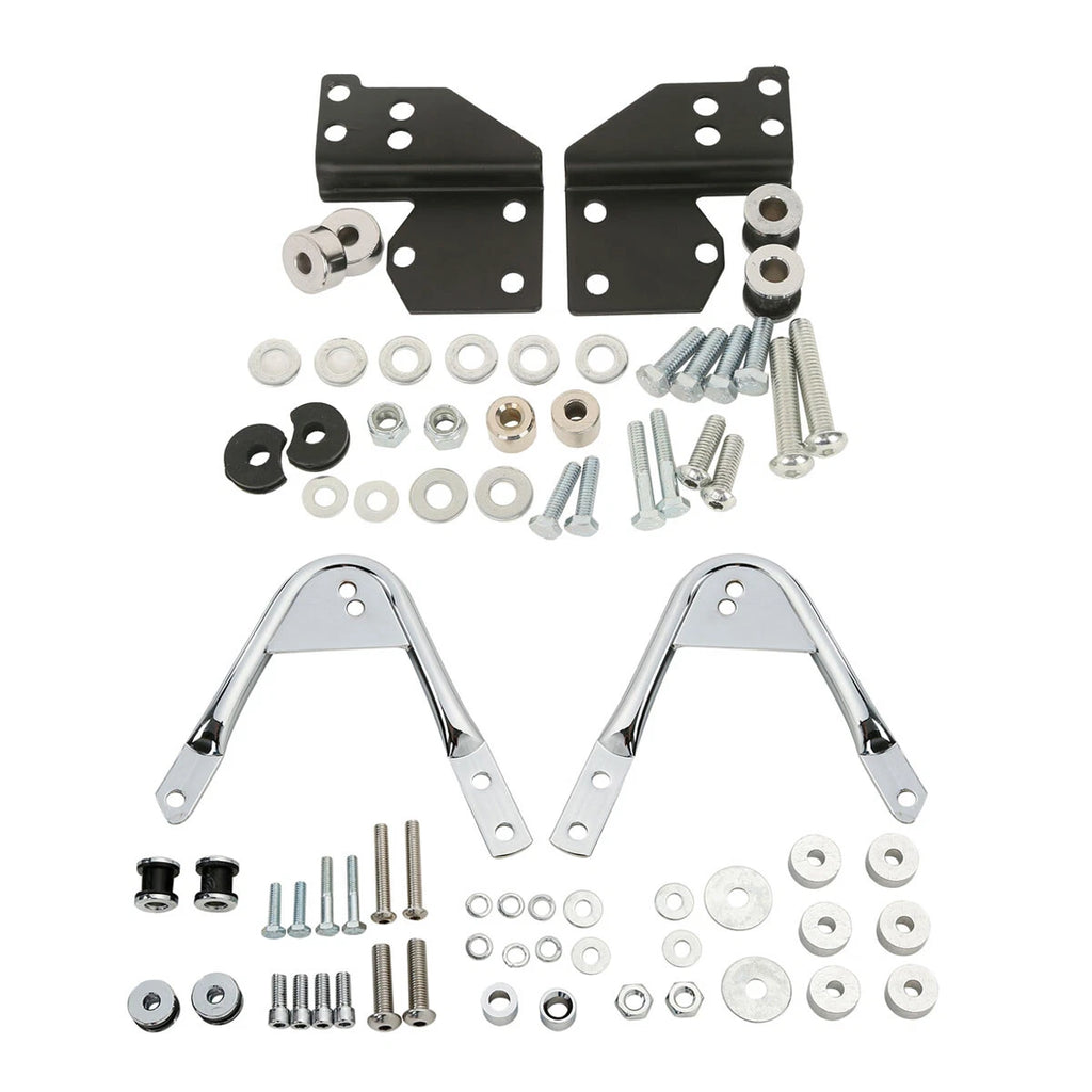 Detachable Sissy Bar Trunk Rack for Harley Touring (1997–2008)