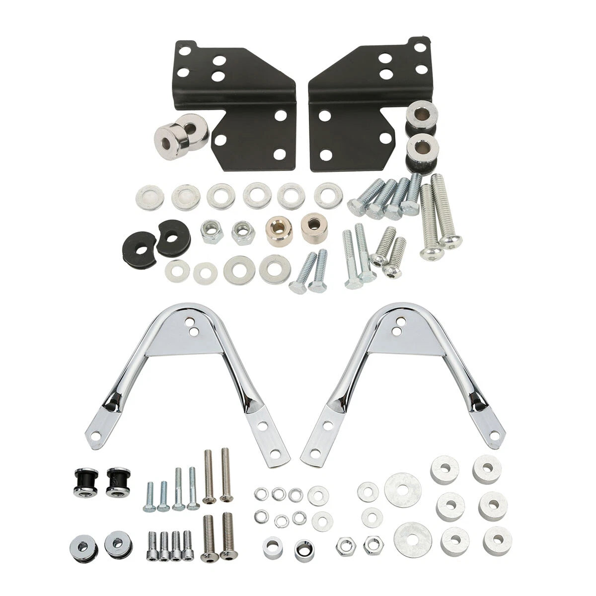 Detachable Sissy Bar Trunk Rack for Harley Touring (1997–2008)