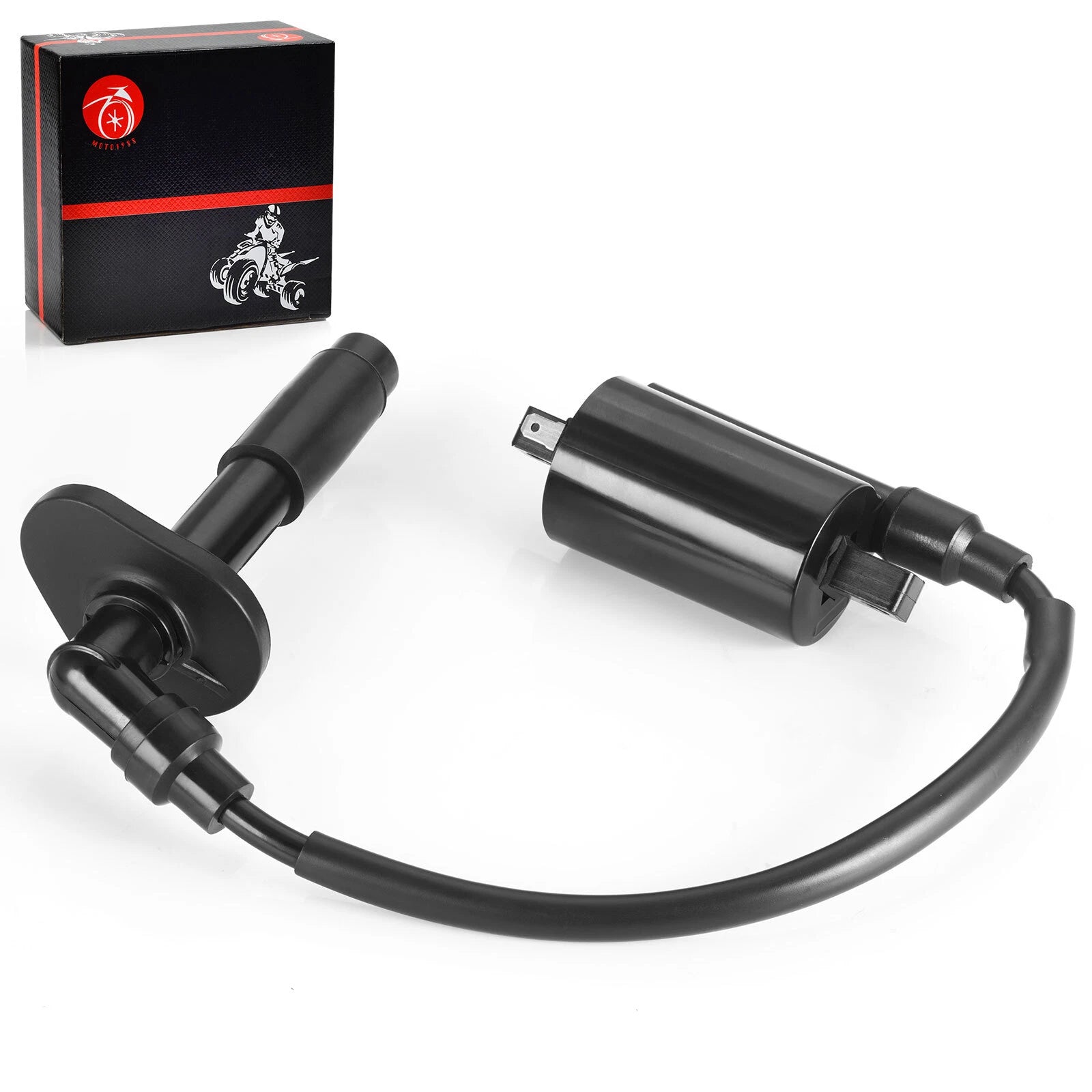 Ignition Coil & Spark Plug Cap for Kawasaki Ninja 250R EX250F (1988–2007) 21121-1163