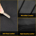 Black Leather Center Console Lid Armrest Cover Pad for Dodge Journey (2011–2020) EPY