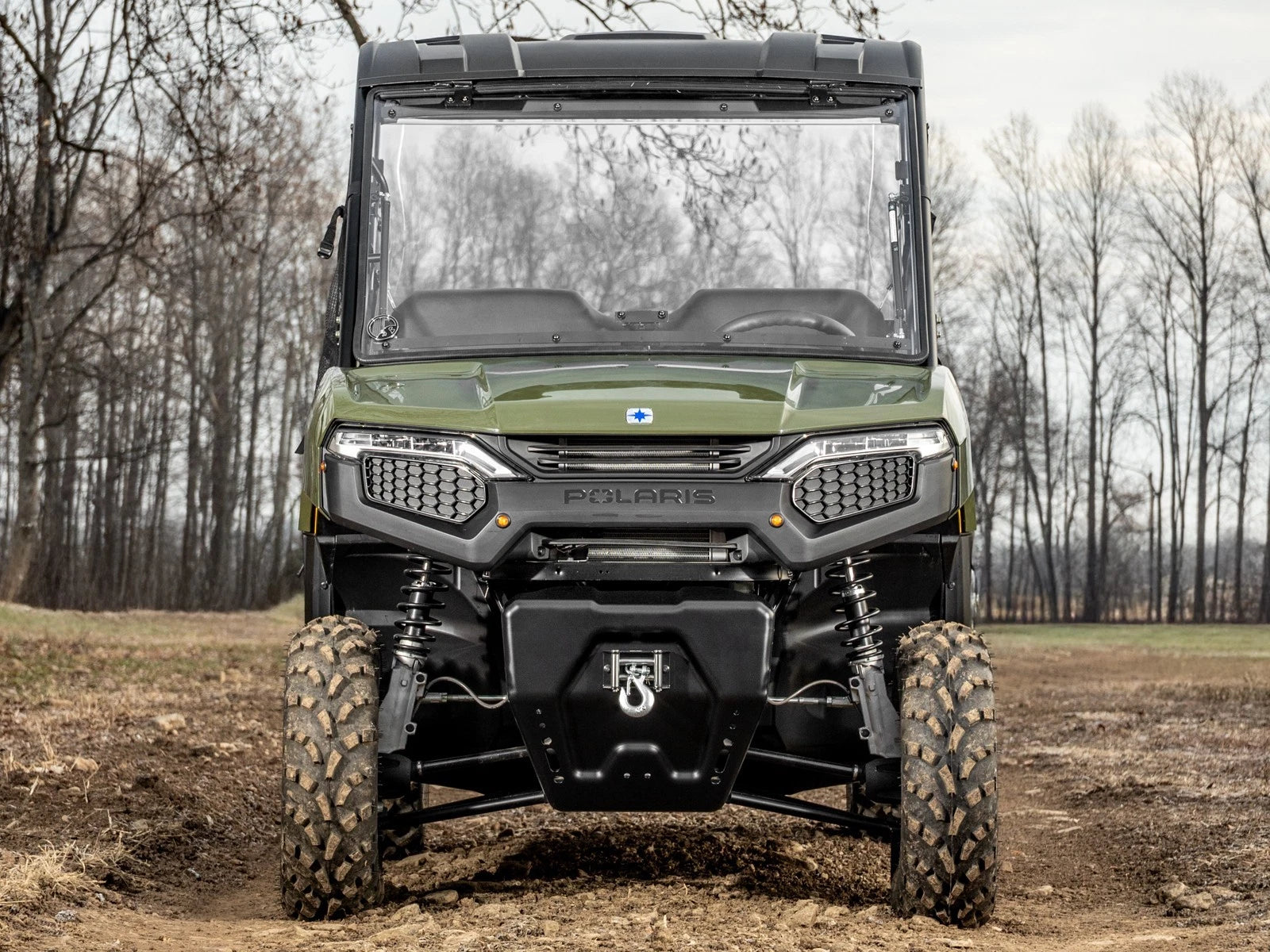 Scratch-Resistant Flip Windshield for Polaris Ranger 500 (2026+)
