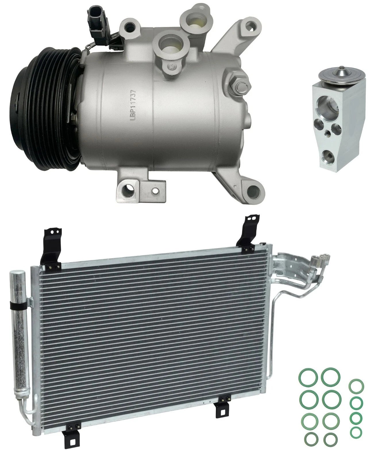 AC Compressor Kit With Condenser for Mazda CX-5 2.5L (2020–2024)