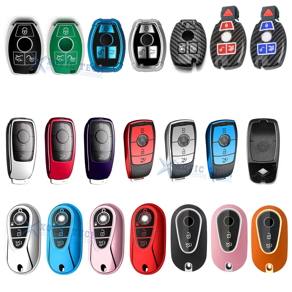 Key Fob Protector Shell Cover for Mercedes-Benz C-Class (2015–2021)