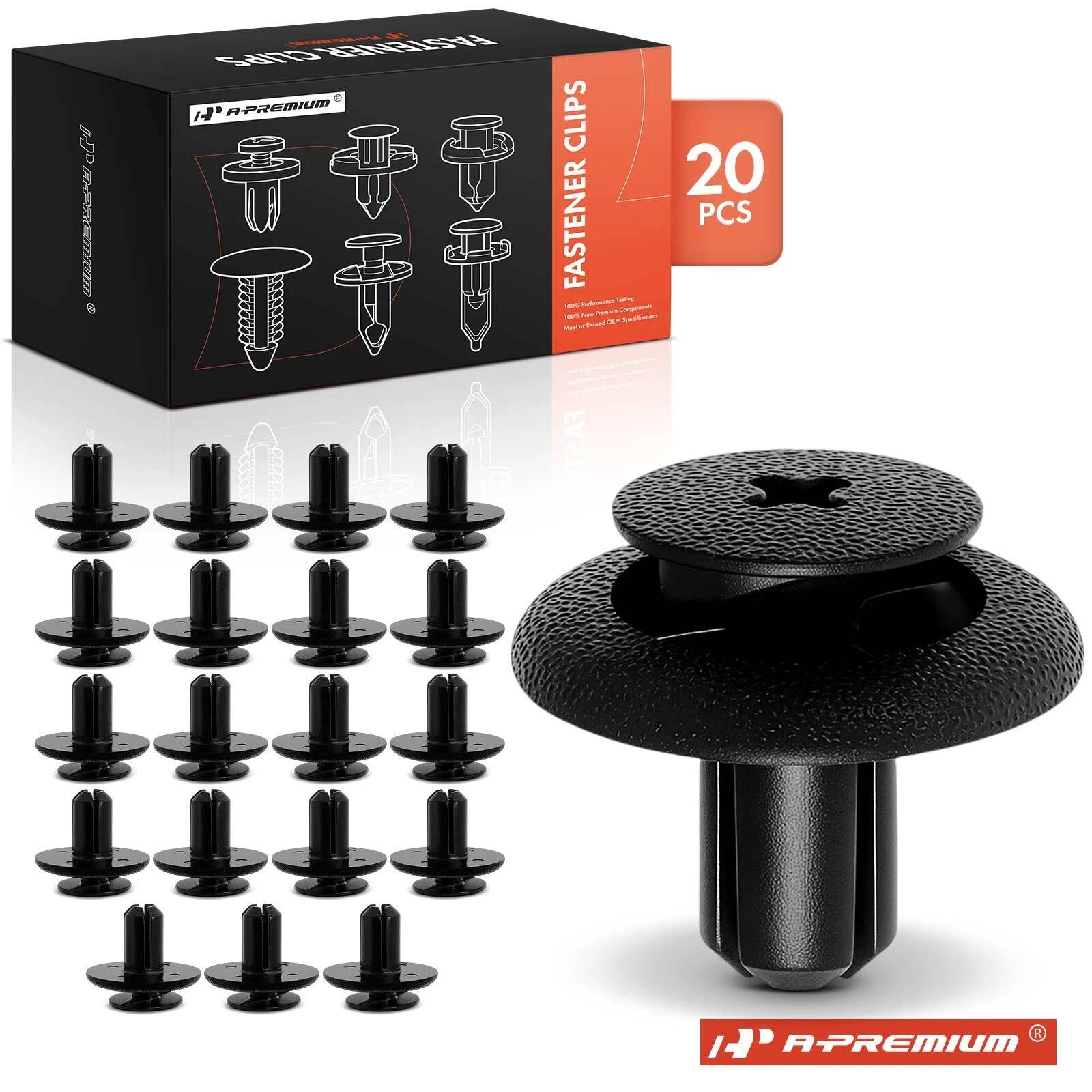20Pcs Nylon Retainer Clips for Subaru 