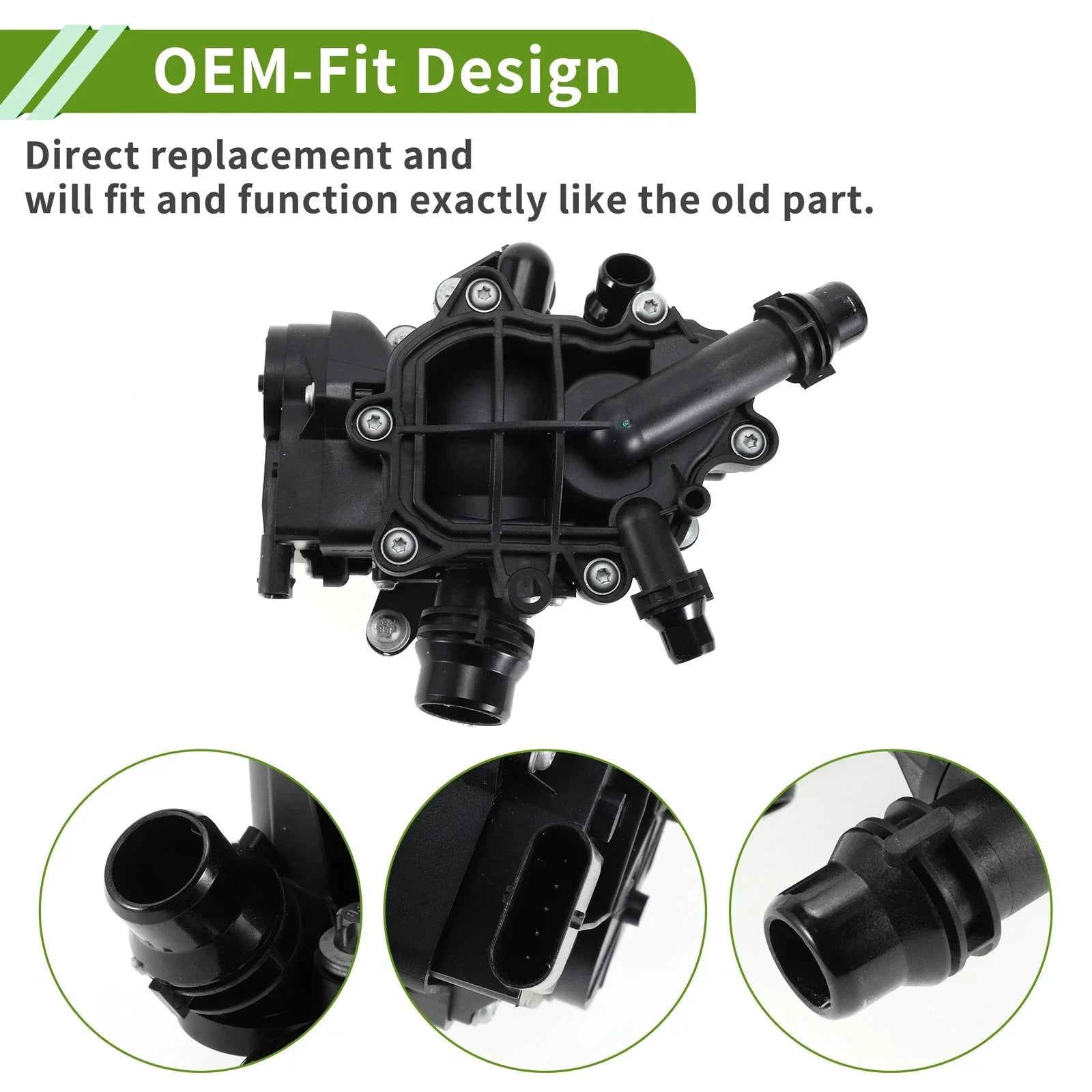 Engine Coolant Thermostat Housing Assembly for BMW 230i xDrive (2017 - 2021)