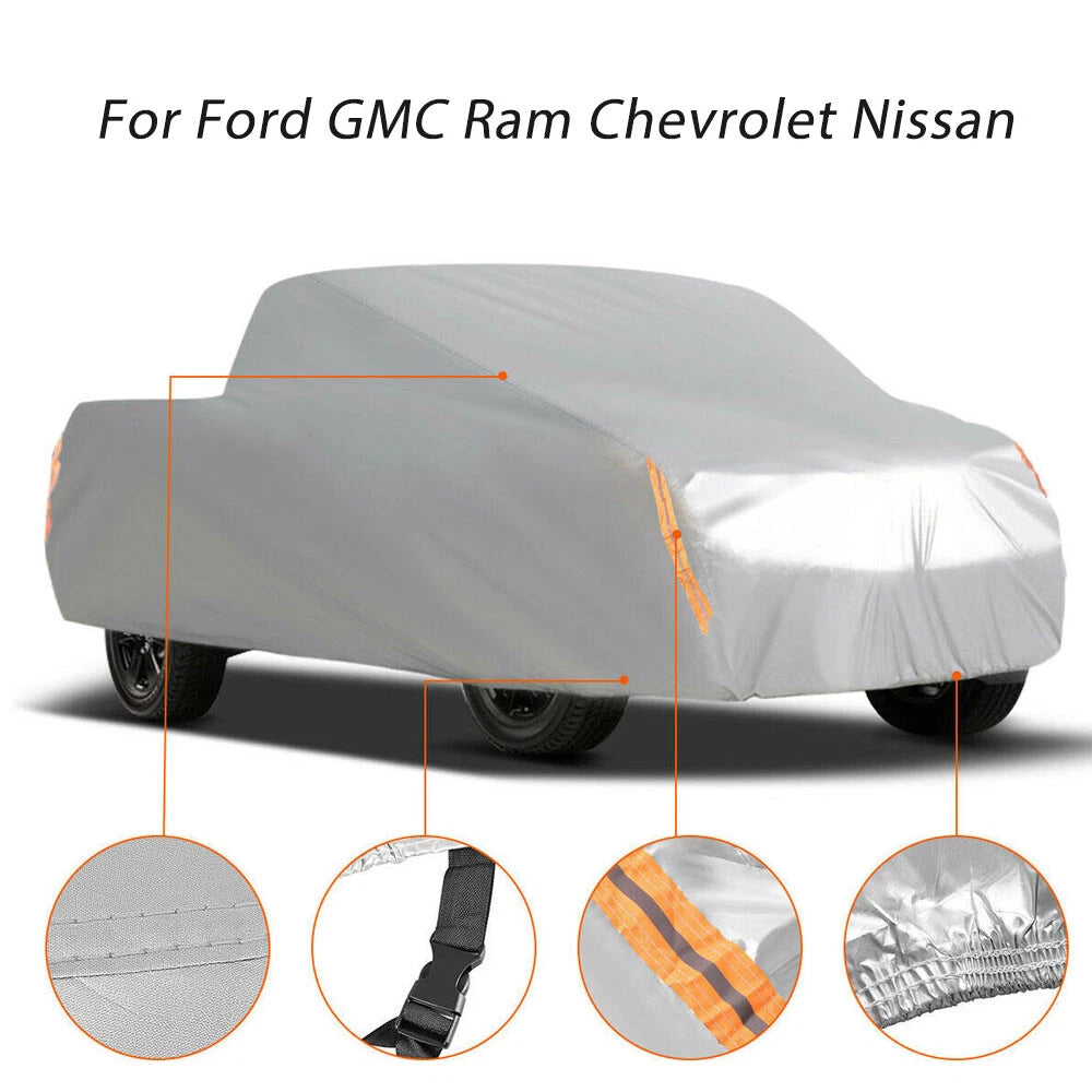 Breathable Outdoor Waterproof Pickup Truck Cover (Full Size)