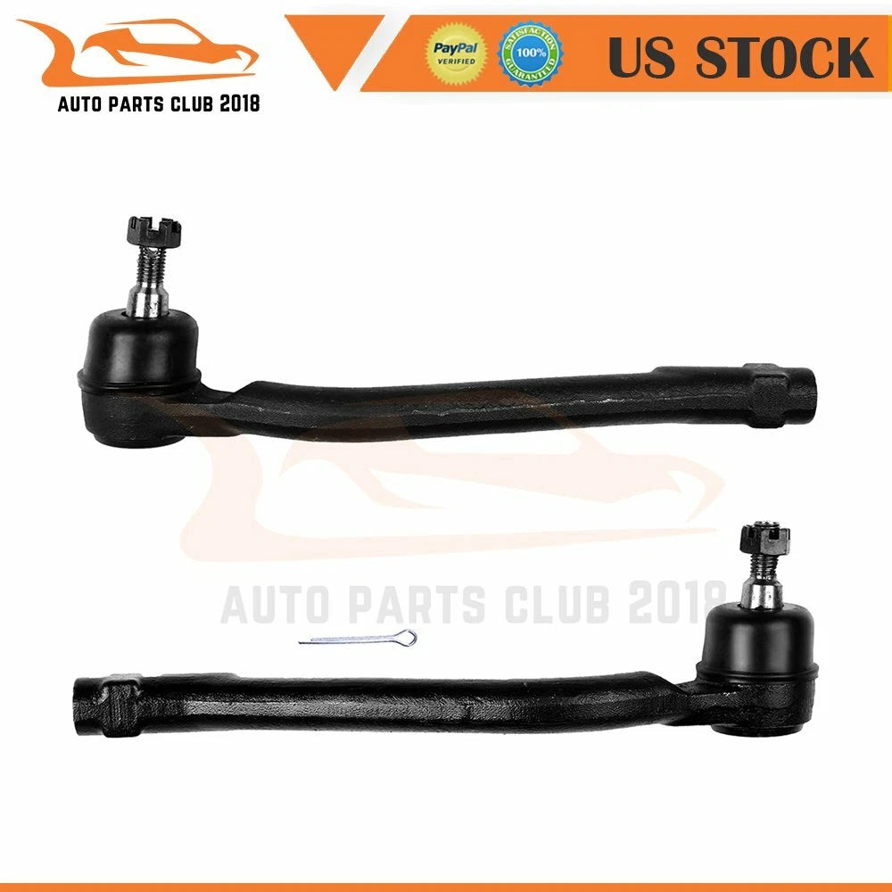 2 Front Outer Tie Rod Ends for Kia Forte Koup, Hyundai Elantra (2010–2015)
