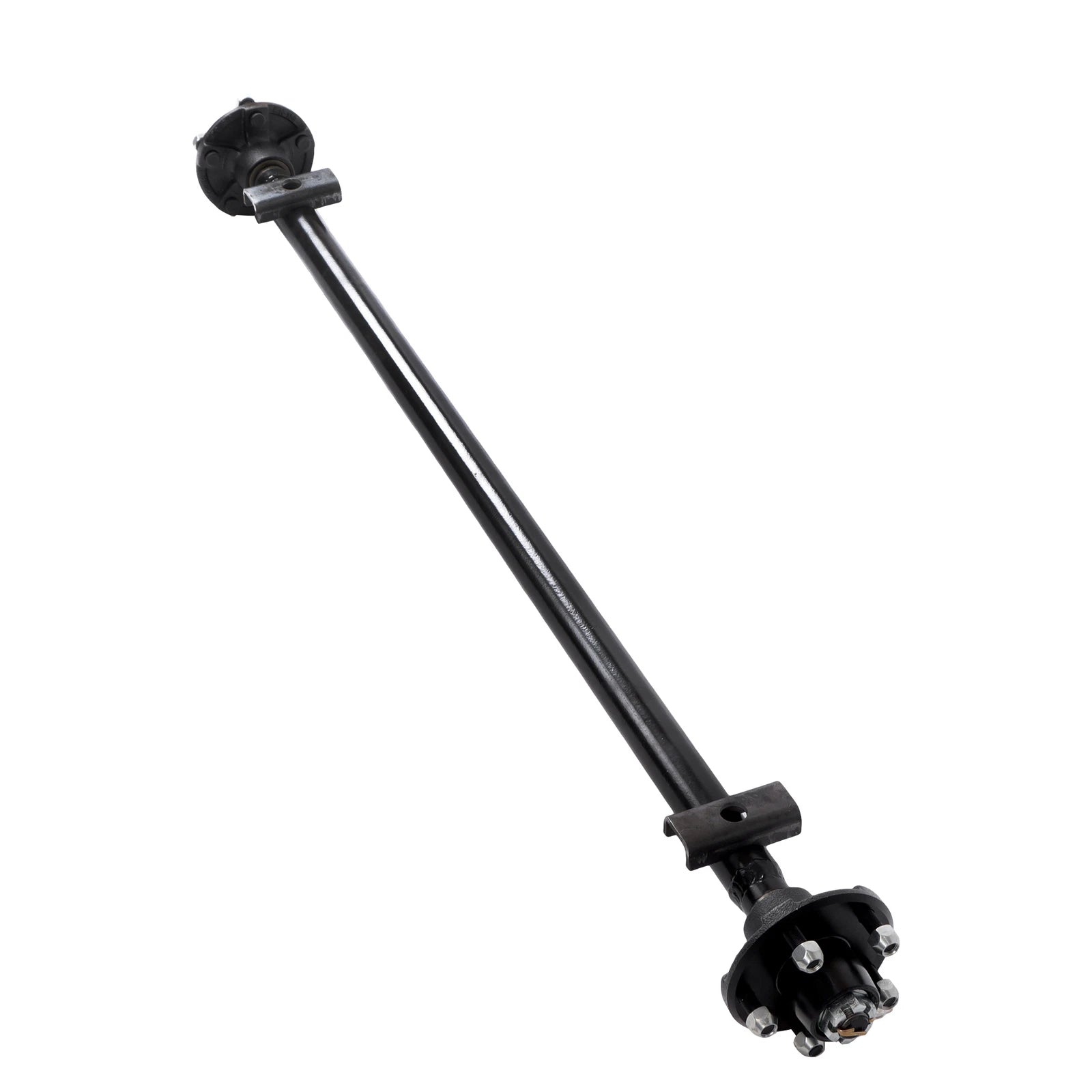 Trailer Axle 5 Lug 2000 lb with U-Bolt Kit (52" Hub Face Pitch)