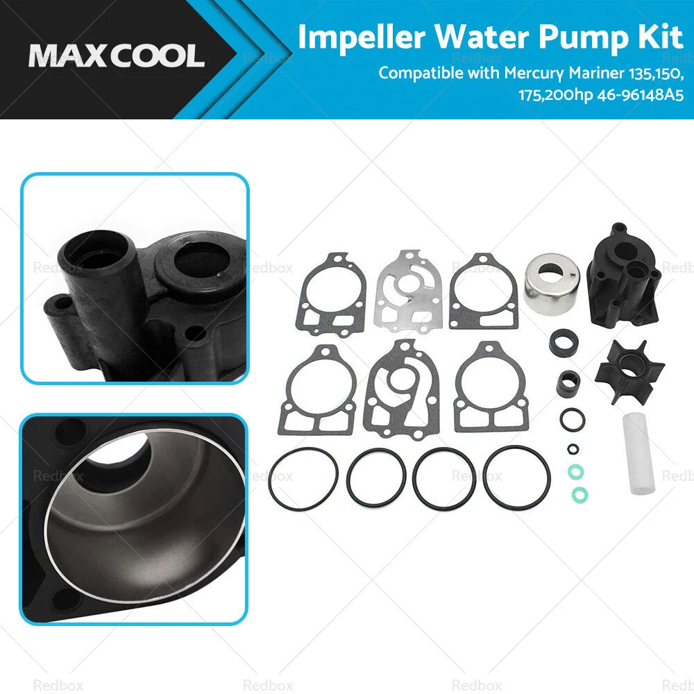 Impeller Water Pump Kit for Mercury Mariner 135-200hp (46-96148A5)