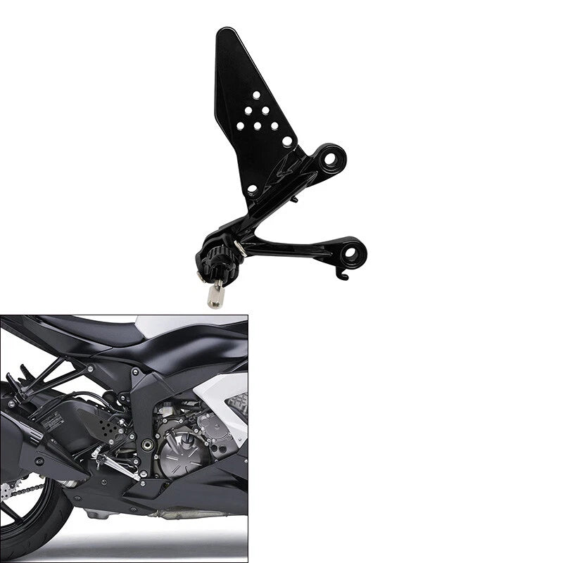 Front Driver Foot Pegs Bracket Kit for Kawasaki Ninja ZX6R (2009–2024)