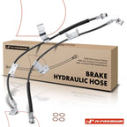 2X Front Brake Hydraulic Hose for Chevy Silverado GMC Sierra 2500 HD (2001–2007)