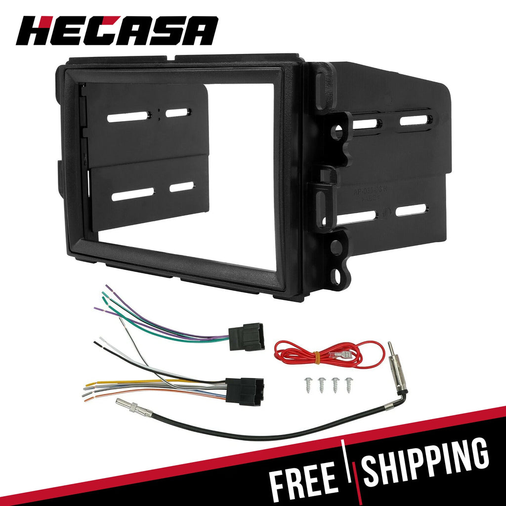 2X 2Din Dash Kit Harness for GMC Sierra (2007–2014) & Suzuki XL-7 (2007–2009)