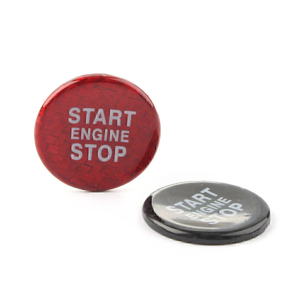 Ignition Start Button Cover Cap Sticker for Alfa Romeo Giulia Stelvio (2017-2023)