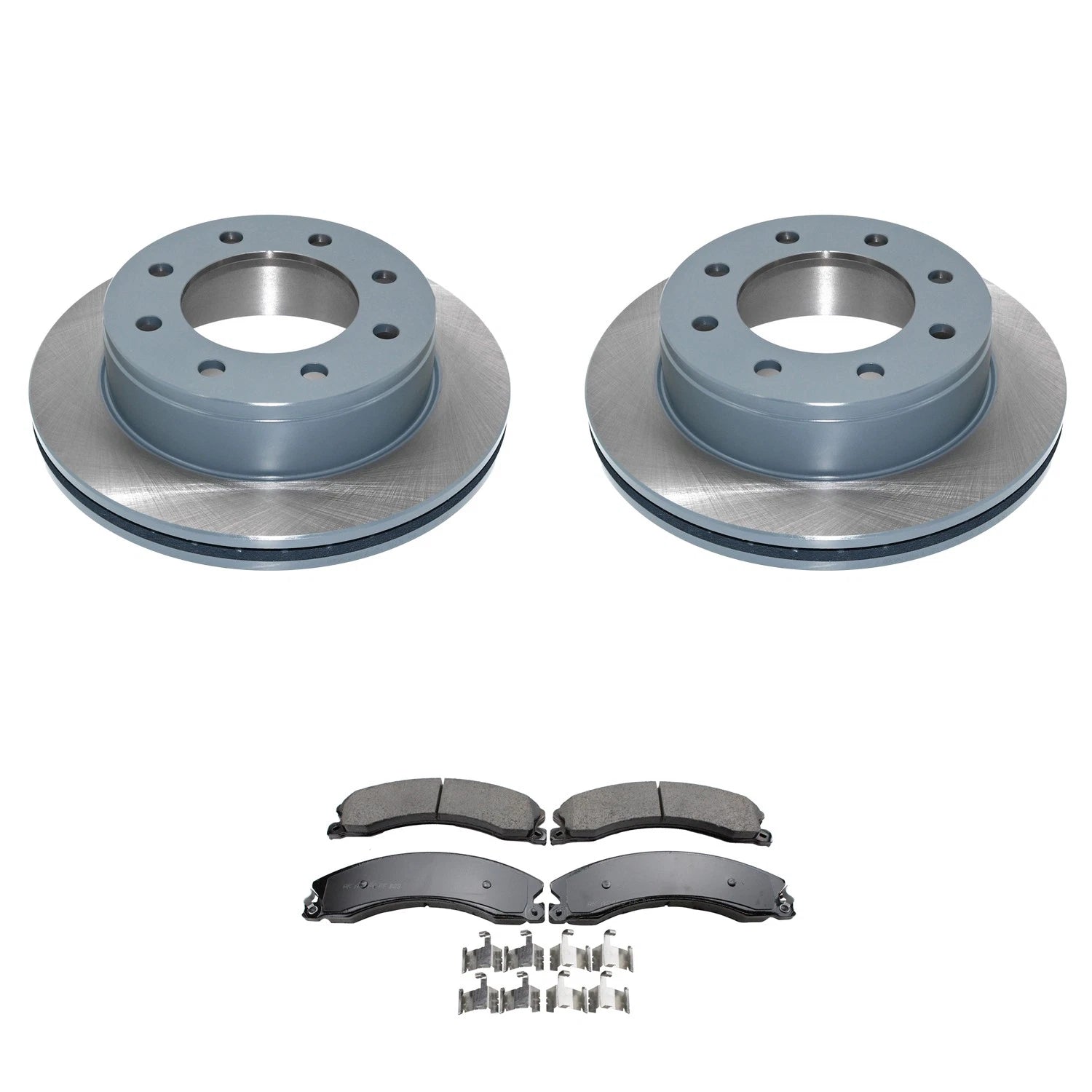 DuraGo Rear Rotors & Akebono ProACT Ceramic Brake Pads Kit for Express 3500 (2003–2023)