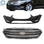 Front Bumper Cover and Grille Assembly for Ford Taurus (2013–2019) Chrome