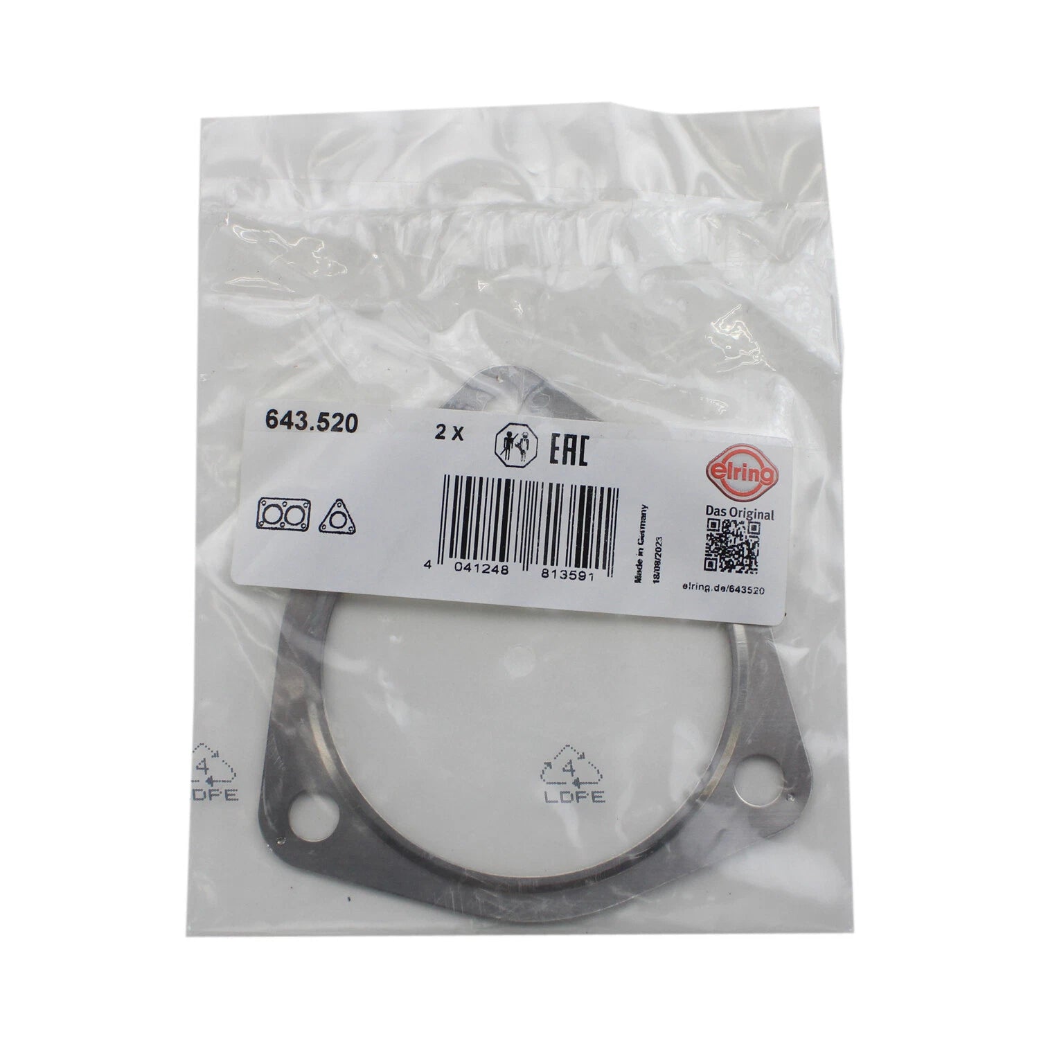 Exhaust Pipe Seal for Elring (643.520)