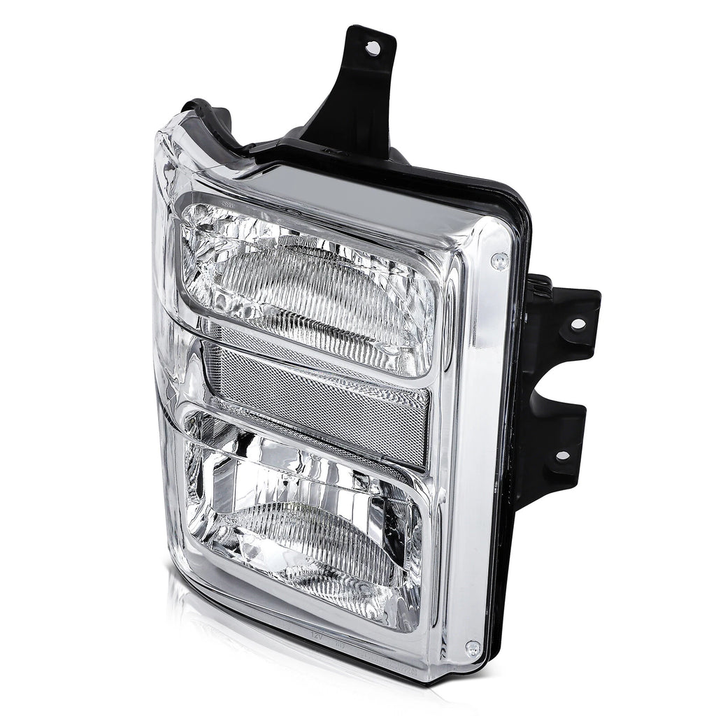 Set of 2 Headlight Assemblies for Ford F-250 F-350 F-450 F-550 (2008–2010)