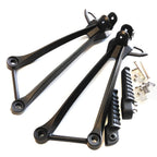 Foot Peg for Kawasaki ZX10R (2008–2010) Black Rear Passenger Bracket
