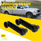 2 Inside Manual Window Crank Handles Black for Ford Ranger F150 (1993–2011)