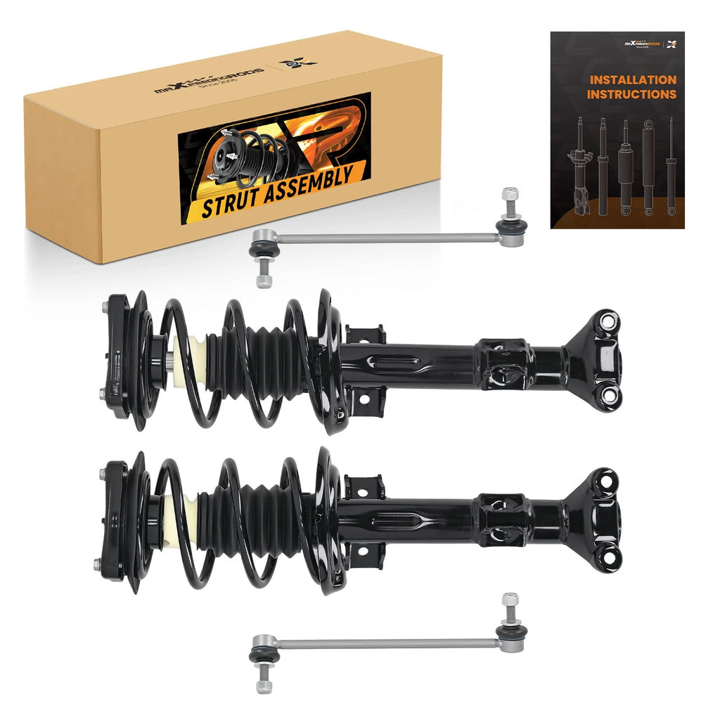 4X Front Struts & Sway Bar End Link Kit for Mercedes-Benz C250 (2010–2014)