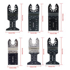 Set of 50 Oscillating Multitool Blades for Universal Cutting