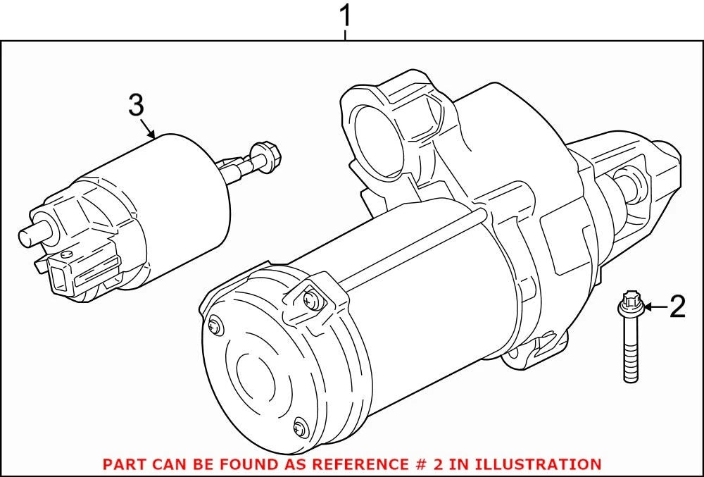 Starter Bolt 07119905562 for BMW