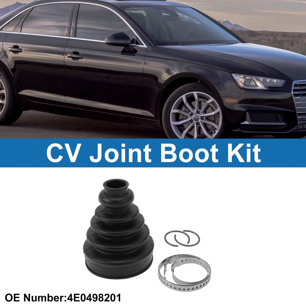 Inner CV Joint Boot Kit w/ Clamps for Audi A4 A6 (2004–2008) 4E0498201