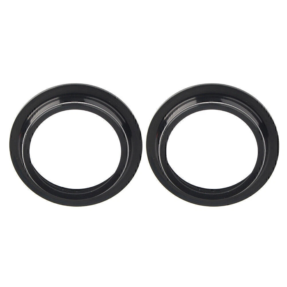 2X Front Fork Shock Absorber Dust Seal for Motorcycle (43X55 MM)