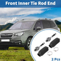 4X Front Inner Tie Rod End Links for Honda Accord, Acura TL (No.EV80210)