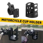Adjustable Motorcycle Drink Holder for Universal Handlebar Mount