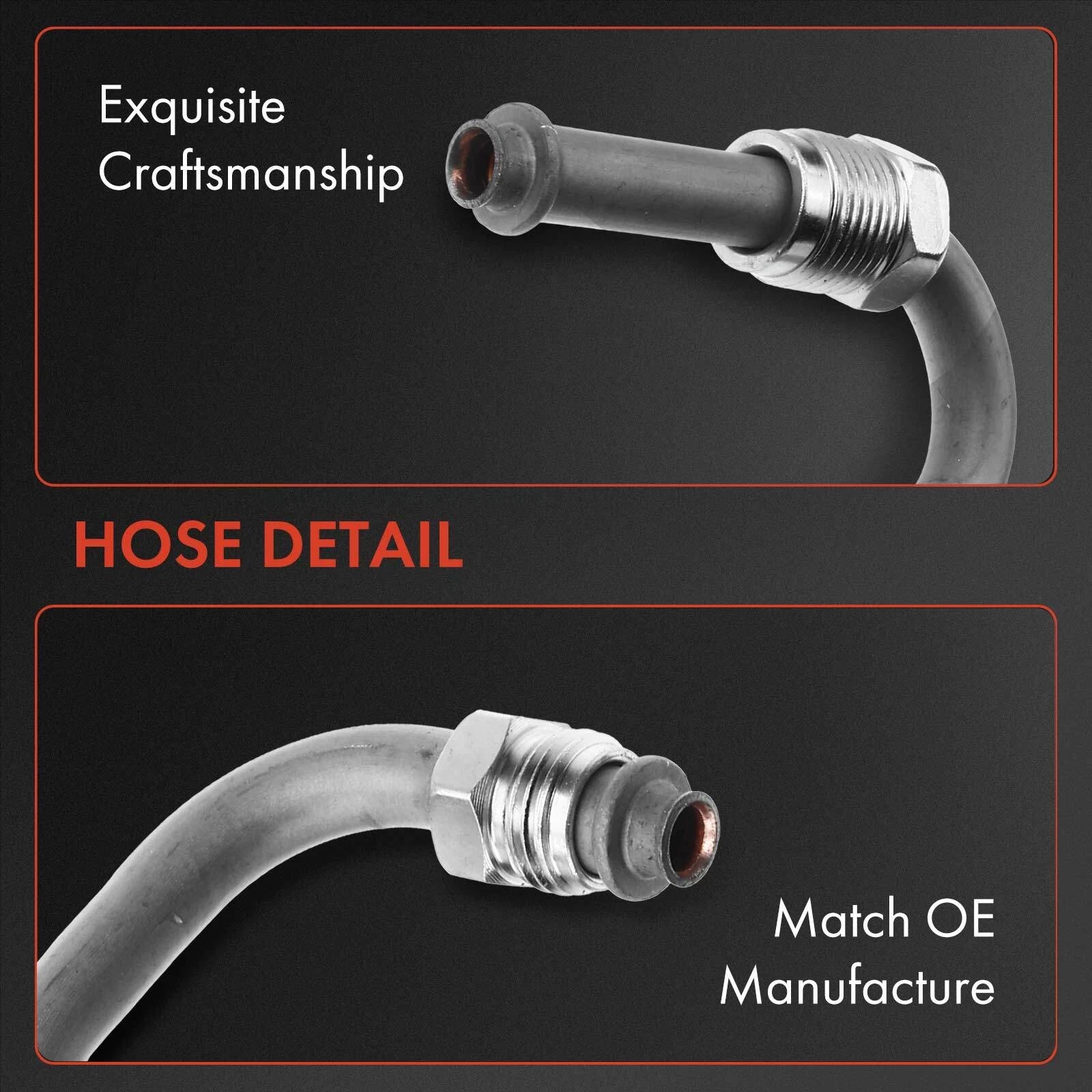 5X Power Steering Pressure & Return Line Hose for Chevy Silverado 2500 (2001-2007)