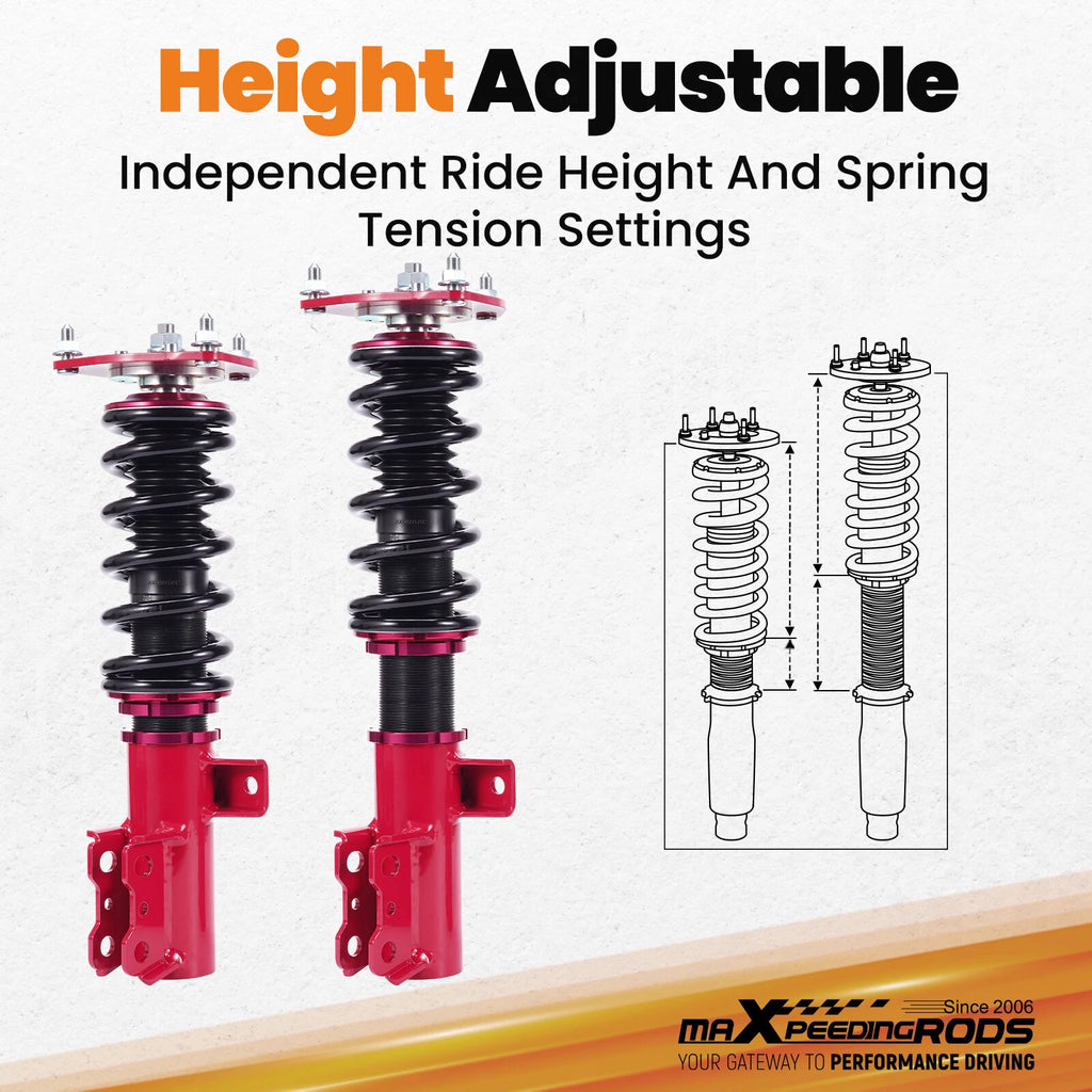 Coilovers Strut Springs Absorbers Kit for Hyundai Veloster (2012–2018)