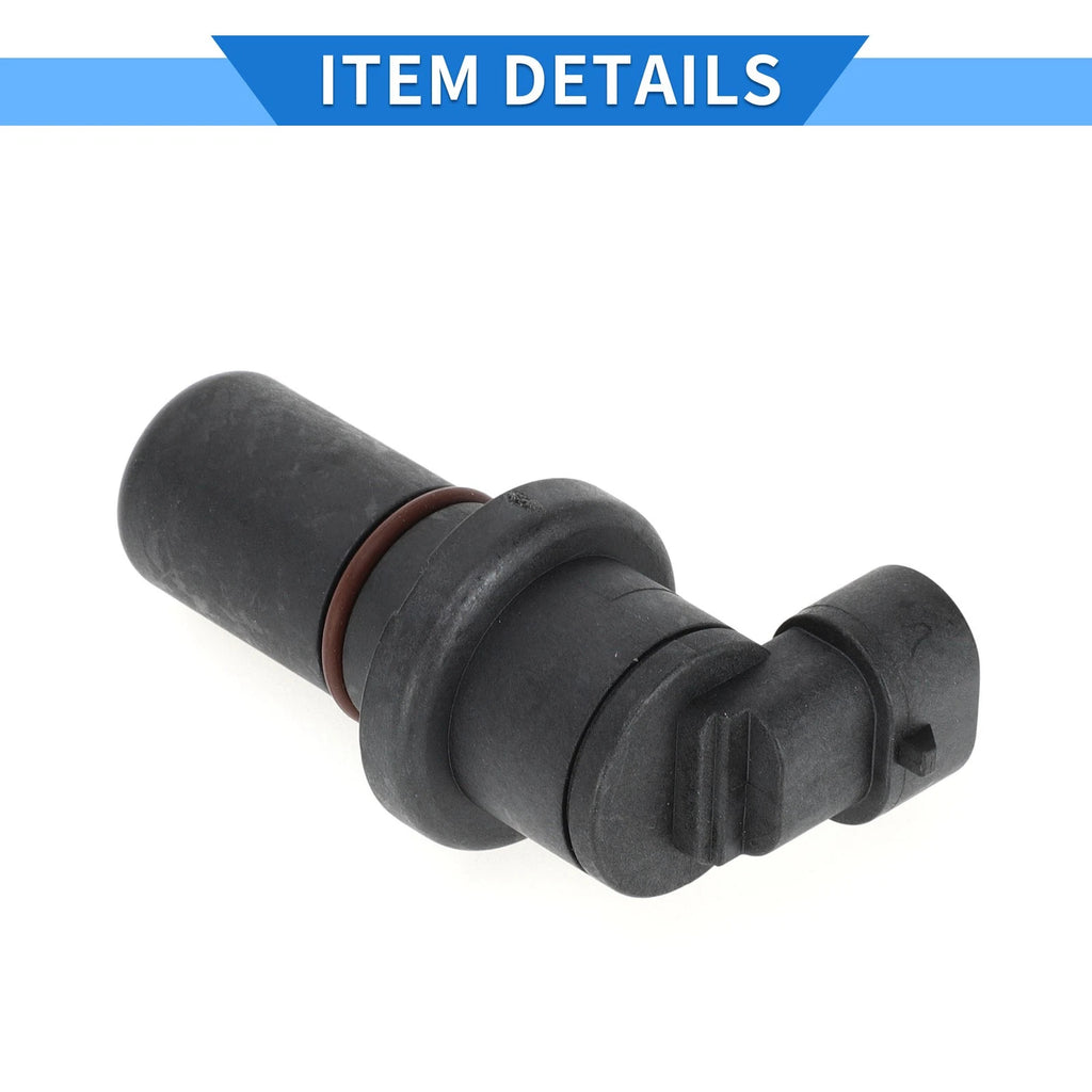 Crankshaft Position Sensor for Ford (1 Pc, Black Metal Plastic)