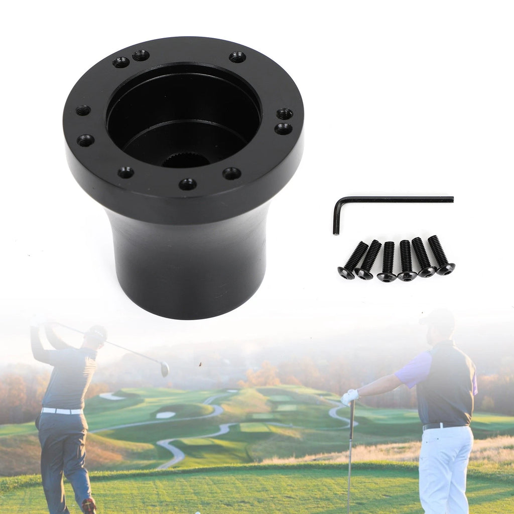 Steering Wheel Adapter Hub for EZGO TXT & RXV (2008–2023) Black
